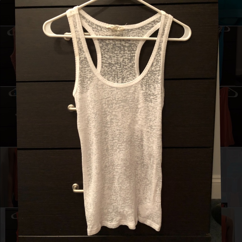 White tank top!